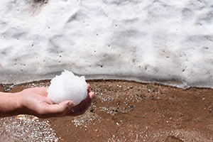 Snow at Medicine Wheel National Historic Landmark